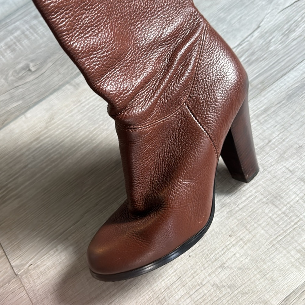 Colin Stuart Brown Leather Women's Boots - Picture 3 of 10